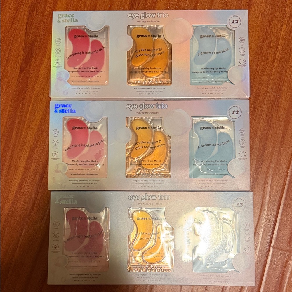 Grace & Stella Eye Glow Trio Set 3 packs